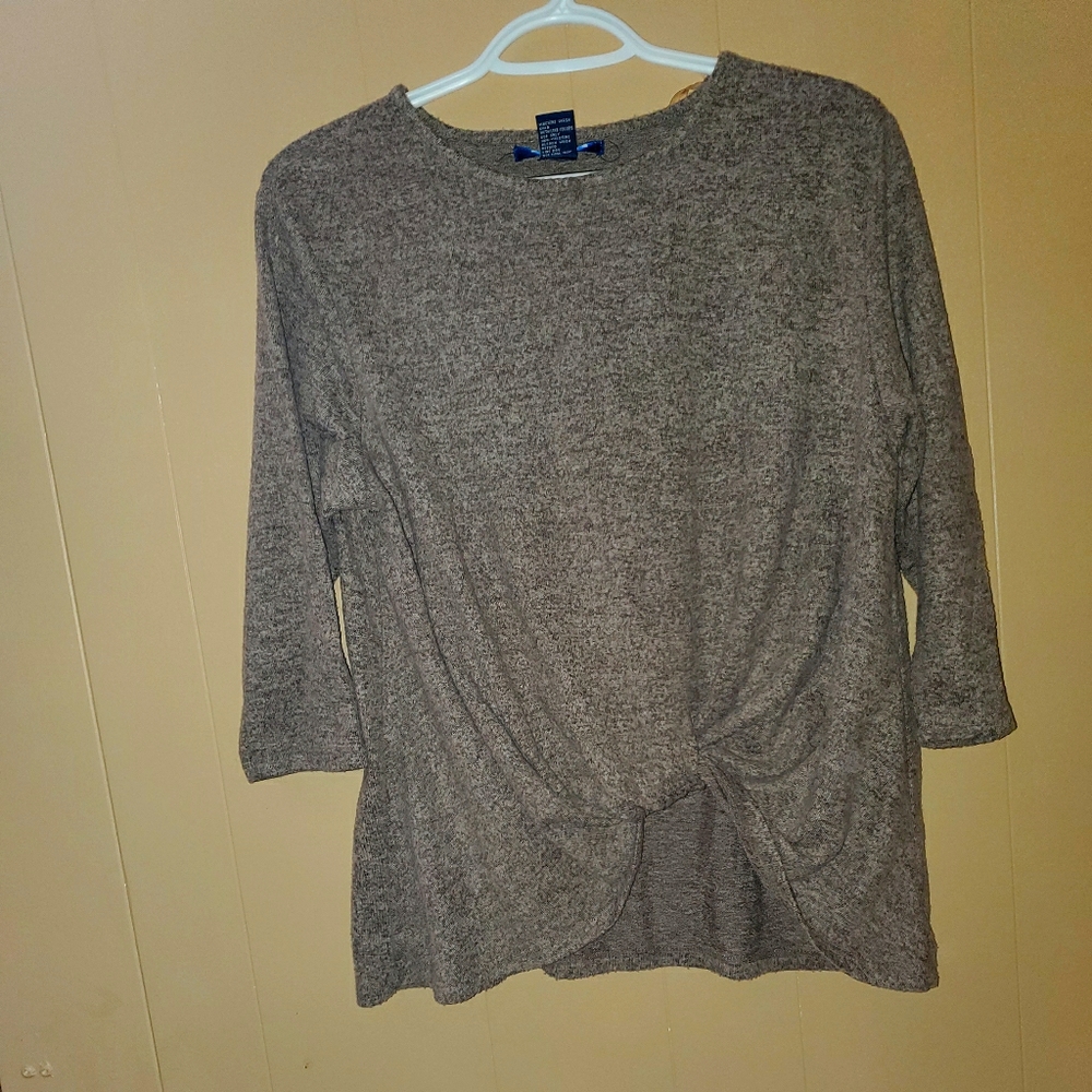 Brown sweater